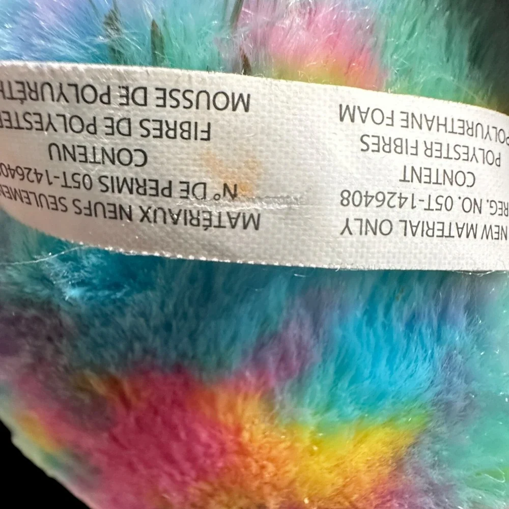 Build A Bear Tie‎ Dye Bunny Rabbit Plush BAB Pink Purple Blue